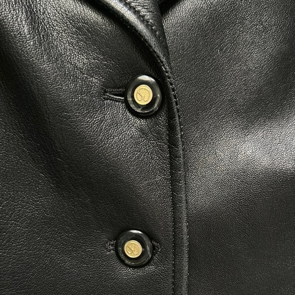 St. John Collection Embossed Soft Genuine Leather Gold Buckle Detail Women’s P - Picture 13 of 16